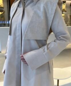 Linen shirt with rhinestoned vest