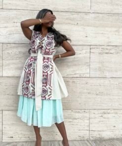 Alternative view of Skirt and top daraa